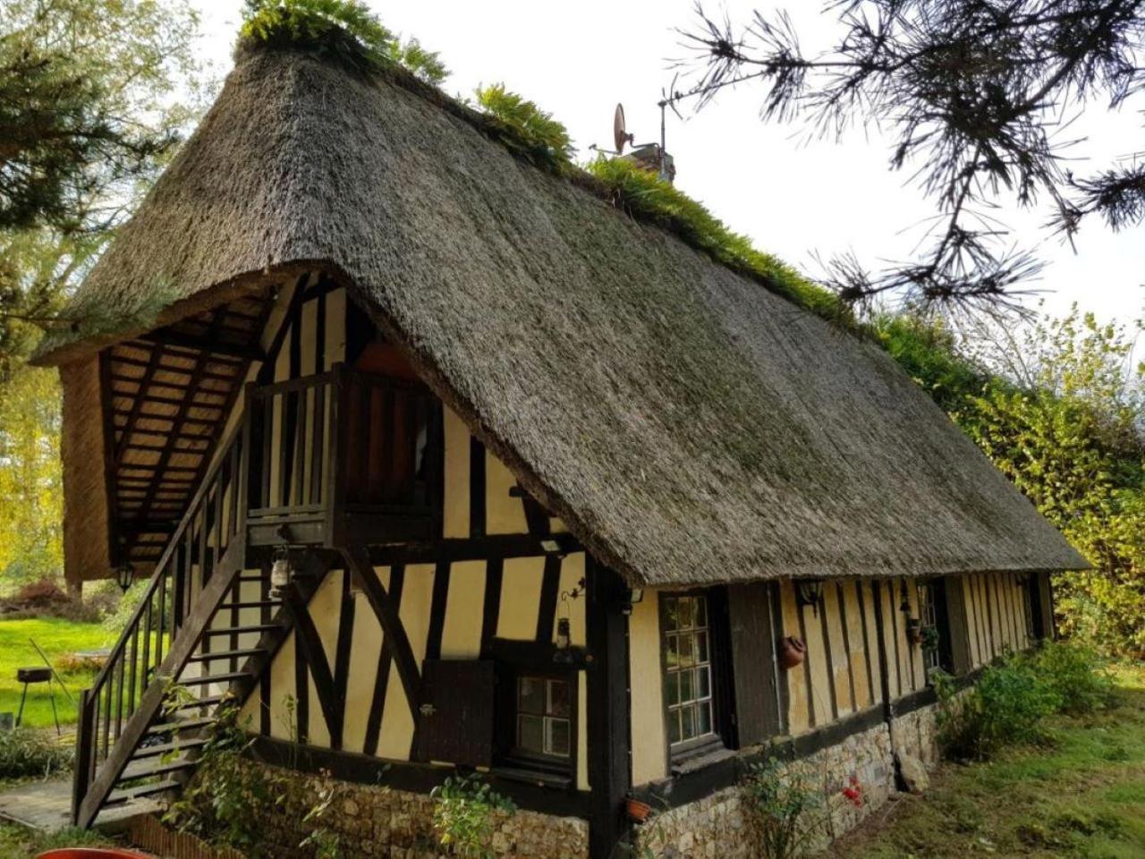 Chaumiere Familiale Weekend & Vacances Paisible Saint-Philbert-sur-Risle エクステリア 写真